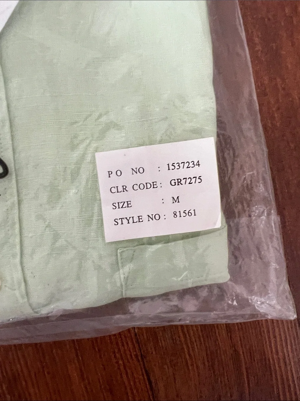 J. Crew Light Green 100% Linen Button-Down Shirt